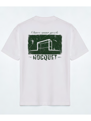 Hocquet Tee Chase your goals cream LTD back