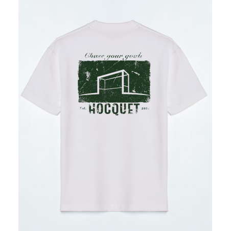 Hocquet Tee Chase your goals cream LTD back