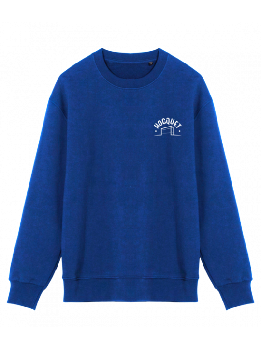 Sweat unisexe Hocquet en coton bio, broderie "GOAL" sur la poitrine – fabriqué en Europe