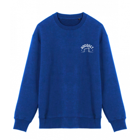 Sweat unisexe Hocquet en coton bio, broderie "GOAL" sur la poitrine – fabriqué en Europe