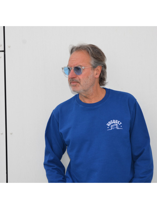 Hocquet Unisex-Sweatshirt aus Bio-Baumwolle mit "GOAL"-Stickerei – europäische Herstellung