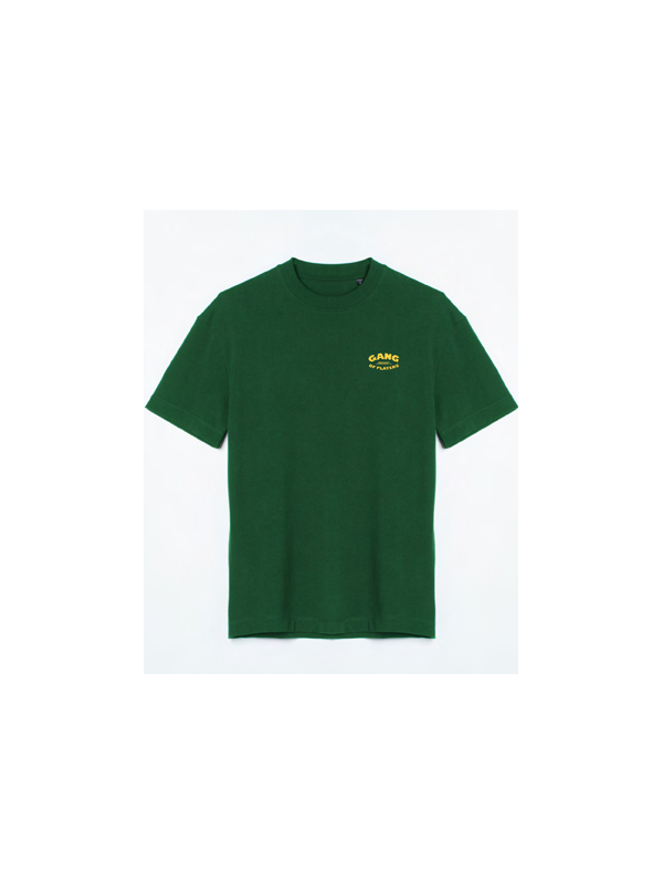 Classic Dunkelgrünes „Gang of Players“ T-Shirt | Hocquet
